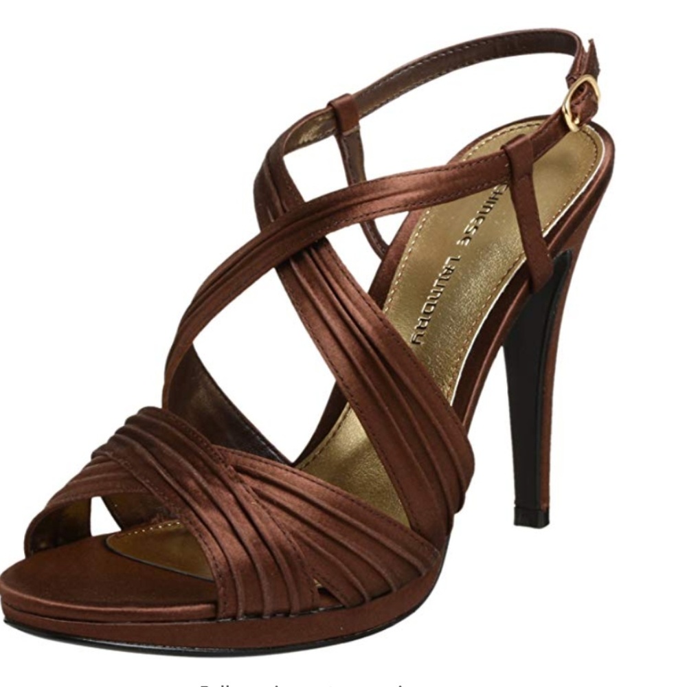 Chinese Laundry - Mink/Brown Satin Pumps - Size 10